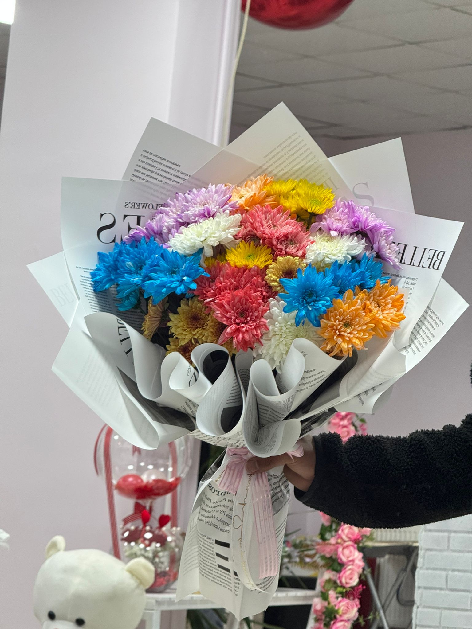 Renkli Kasımpatı Buketi