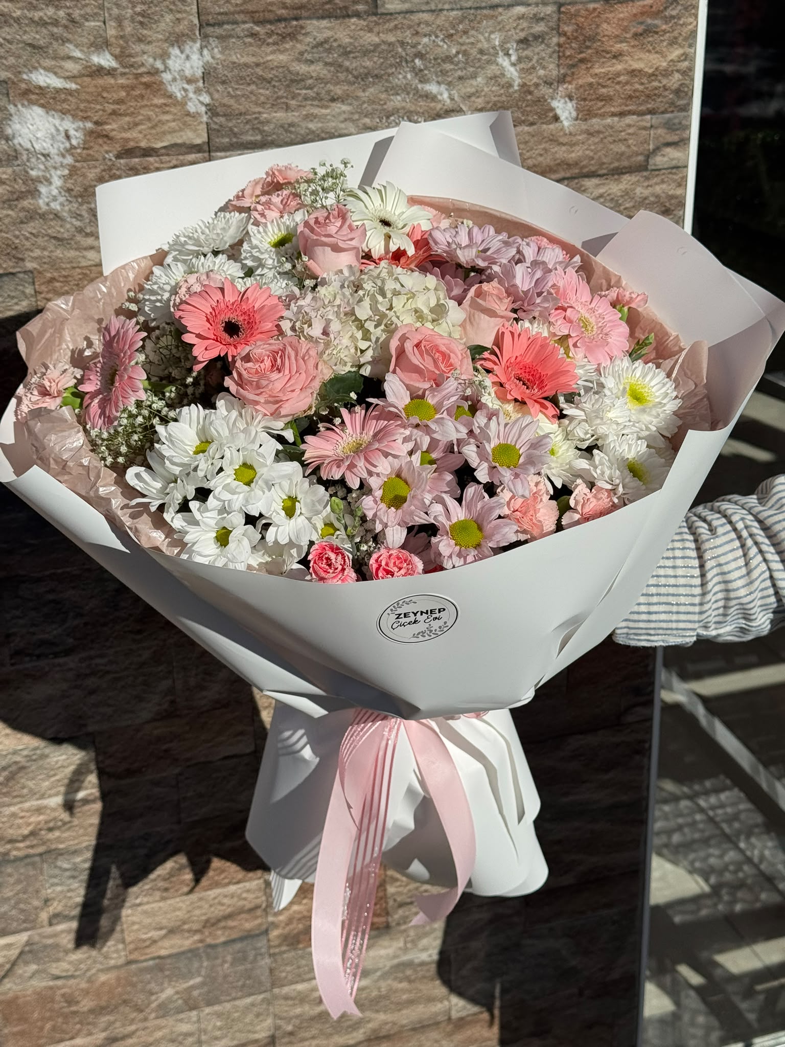 Karışık renkli Premium Buket
