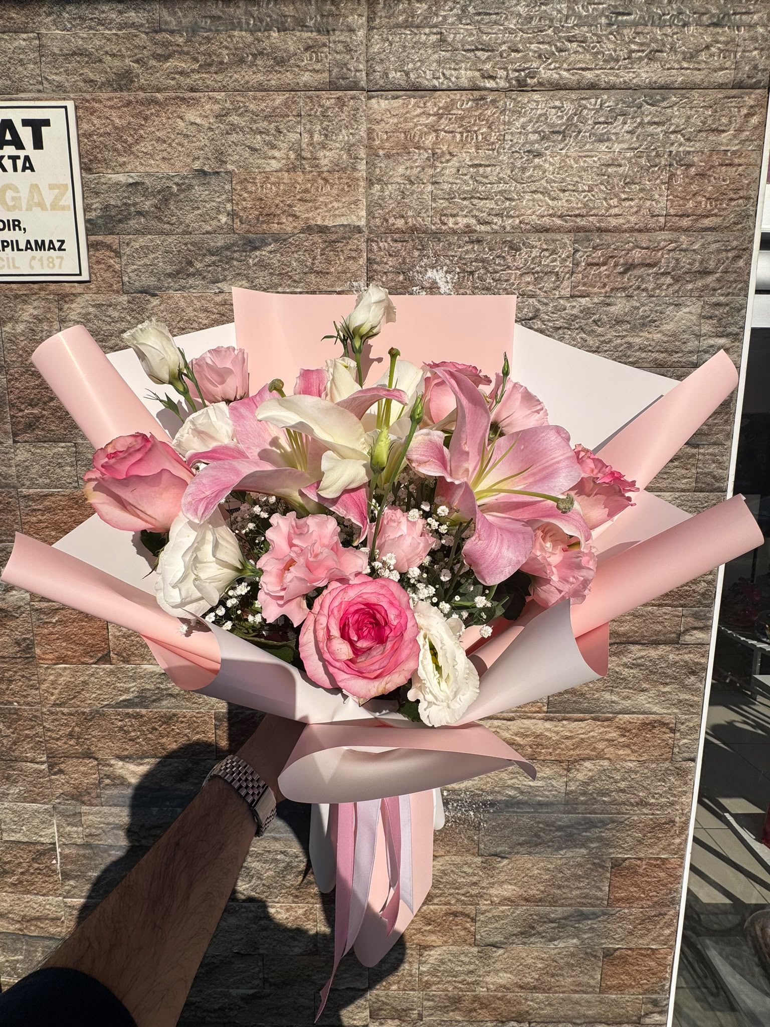 Pembe lilyum Pembe gül